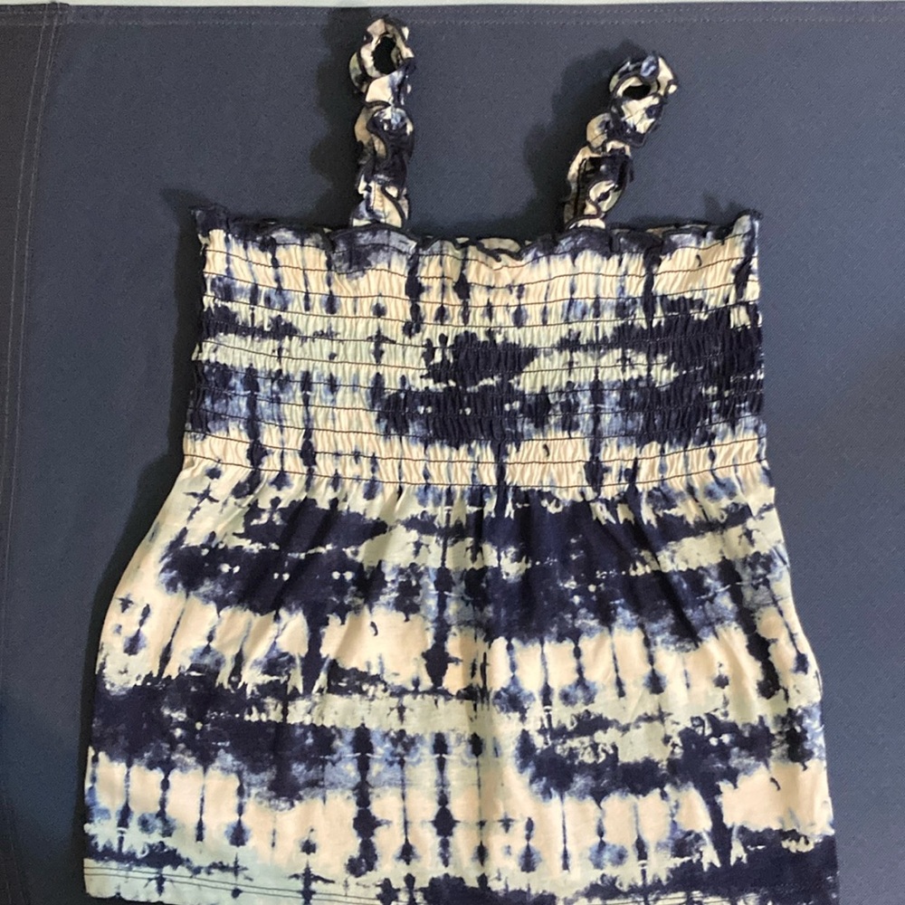 Children’s Place girls size Medium 7 - 8 blue tank top